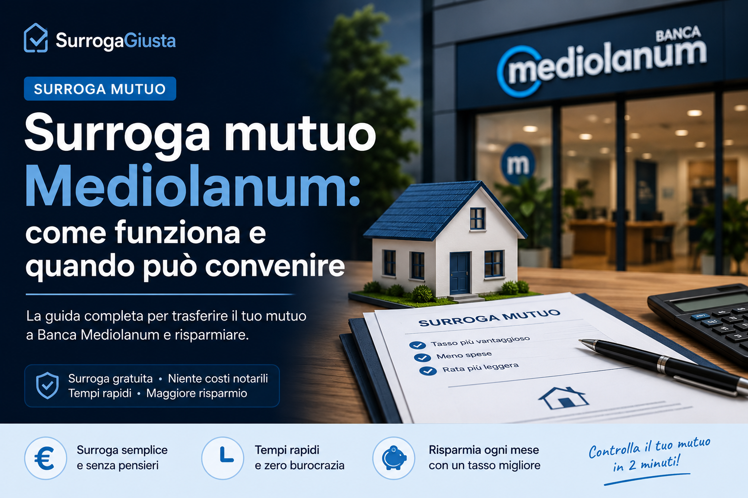 Come funziona la surroga mutuo Mediolanum passo dopo passo